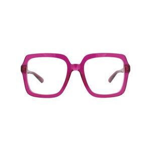 Gucci Square-Frame Recycled Acetate Optical Frames Pink Womens